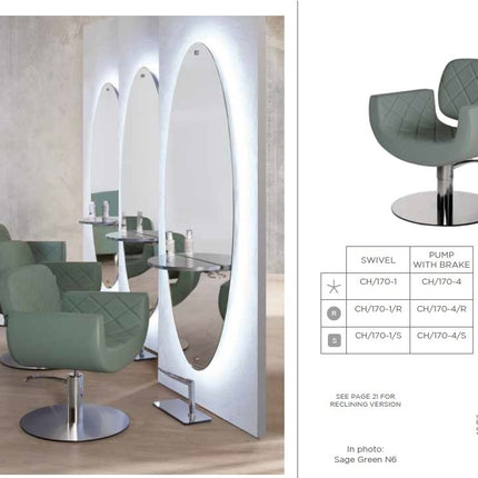 Salon Ambience Kappersstoel Naomi+