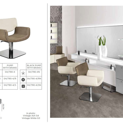 Salon Ambience Kappersstoel Quadro