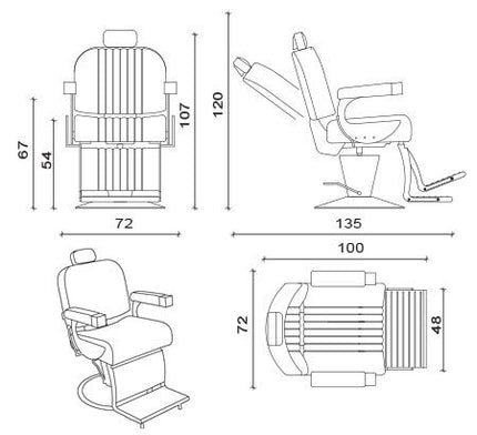Salon Ambience Salon Ambience Barber Herenstoel Executif
