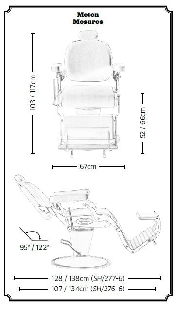 Salon Ambience Salon Ambience Barber Herenstoel Premier