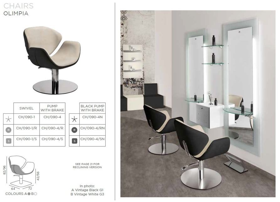 Salon Ambience Salon Ambience Kappersstoel Olimpia