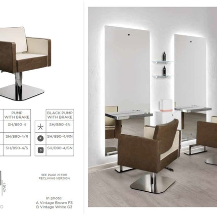 Salon Ambience Salon Ambience Kappersstoel Square