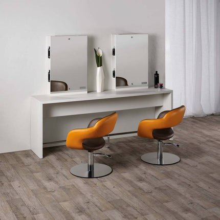 Salon Ambience Salon Ambience Kaptafel Brooklyn (Rechthoekige Spiegel)