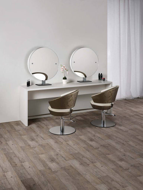Salon Ambience Salon Ambience Kaptafel Brooklyn (Ronde Spiegel)