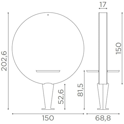Salon Ambience Salon Ambience Kaptafel Planet