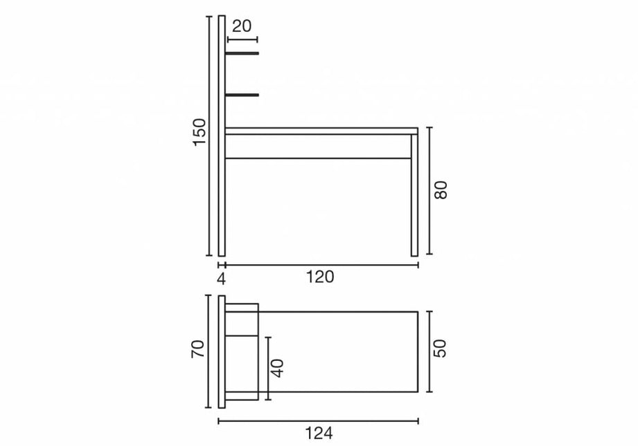 Salon Ambience ***Salon Ambience Manicuretafel Glitter***