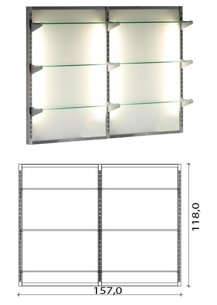 Salon Ambience Salon Ambience Wand Productdisplay On The Wall