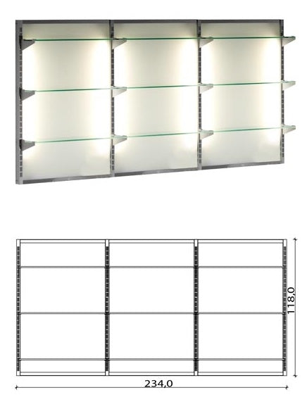 Salon Ambience Salon Ambience Wand Productdisplay On The Wall