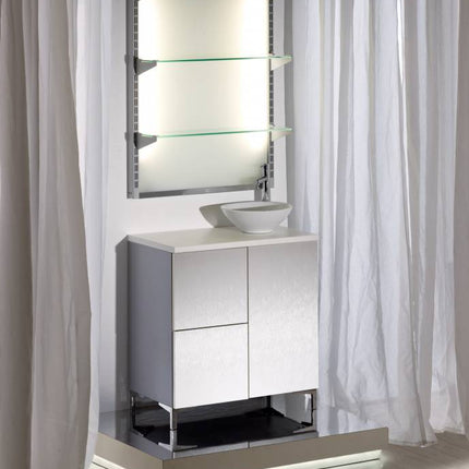 Salon Ambience Wand Productdisplay On The Wall