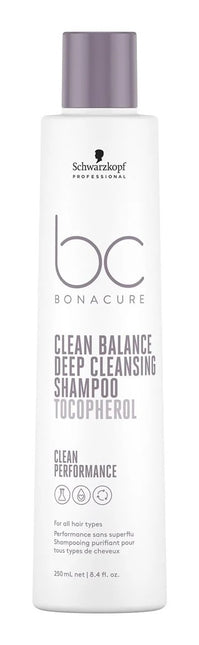 Schwarzkopf Bonacure Clean Balance Deep Cleansing Shampoo Tocopherol (250ml)