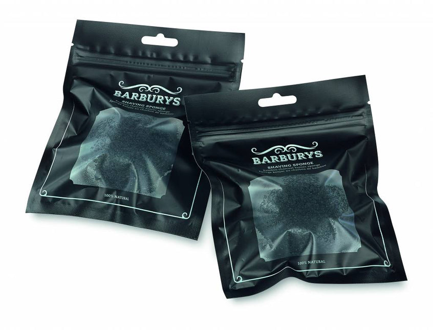 Sibel Barbury's Scheerspons Bamboe & Houtskool