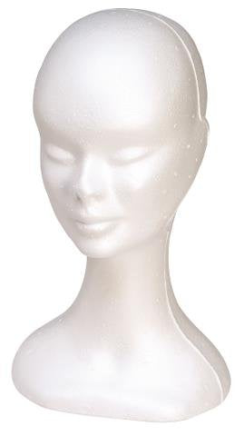 Sibel Dameshoofd Mannequin Standaard Wit