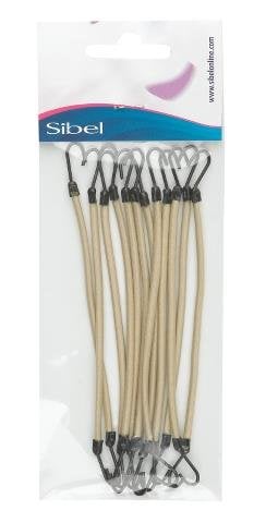Sibel Elastiekje met 2 Haakjes 12Stk