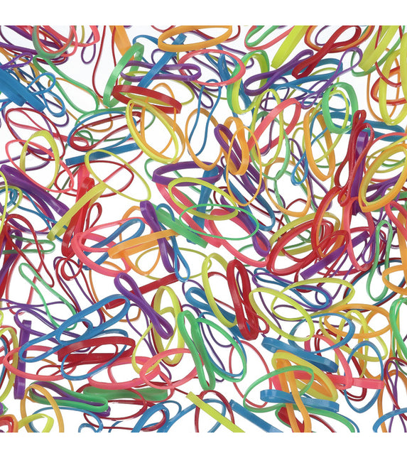 Sibel Elastiekjes Gekleurd (500 Stuks)