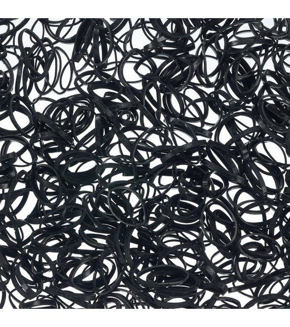 Sibel Elastiekjes Zwart (500 Stuks)