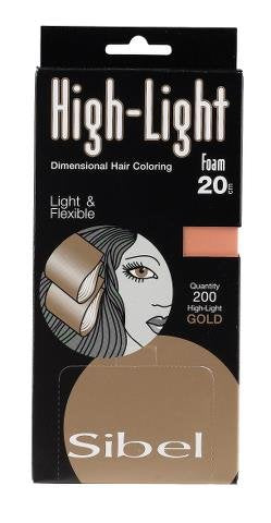 Sibel Folie Hi-Lite Foam Gold (200 Stuks)