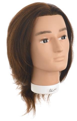 Sibel Oefenhoofd Bobby 15-25cm100% Echt haar