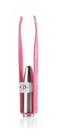 Xanitalia Pincet met LED Licht Roze Roestvrijstaal