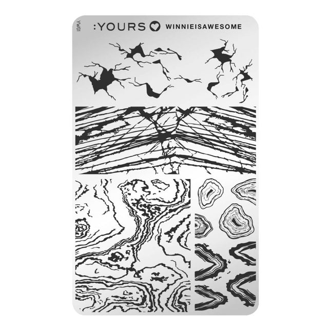 Yours Cosmetics Loves Anna/Valerie/Winnie  Stempelplaten Collectie
