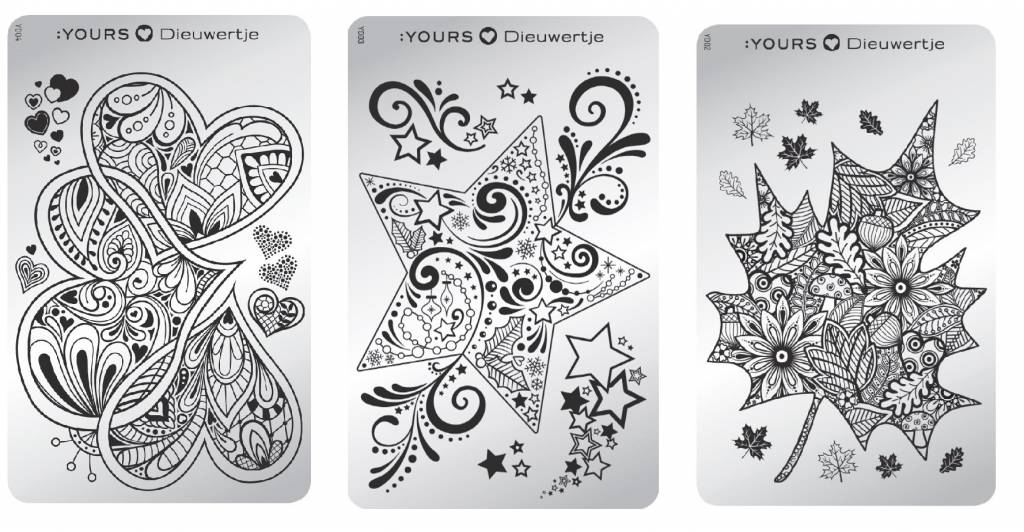 Yours Cosmetics Loves Dieuwertje Stempelplaten Collectie