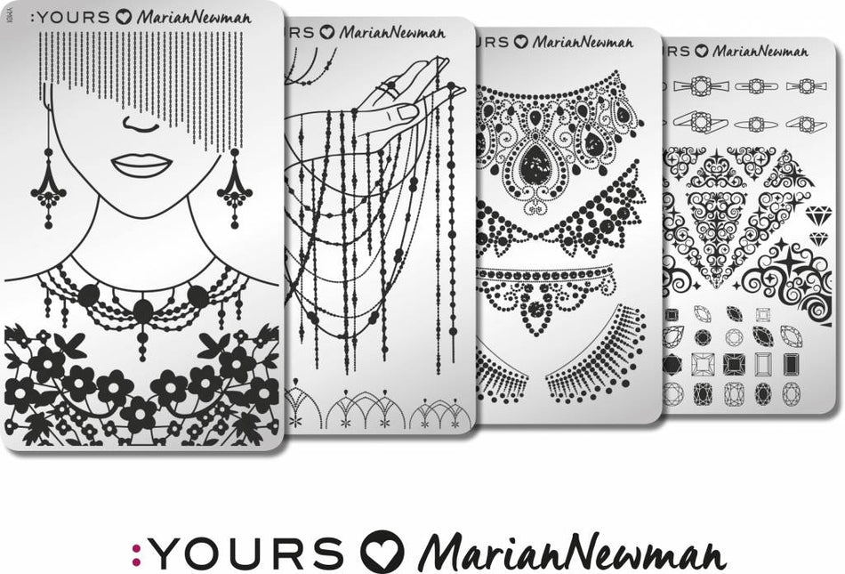 Yours Cosmetics Loves Marian Newman Stempelplaten Collectie