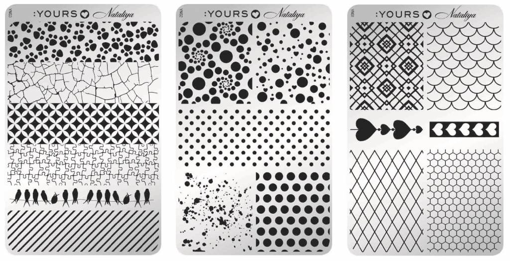 Yours Cosmetics Loves Nataliya Stempelplaten Collectie