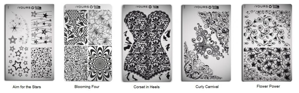 Yours Cosmetics Loves Sascha Gossen Stempelplaten Collectie