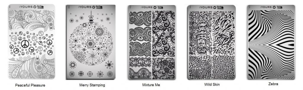 Yours Cosmetics Loves Sascha Gossen Stempelplaten Collectie