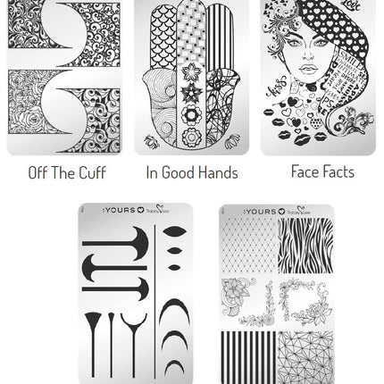 Yours Cosmetics Loves Tracey Lee Stempelplaten Collectie