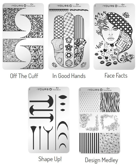 Yours Cosmetics Loves Tracey Lee Stempelplaten Collectie