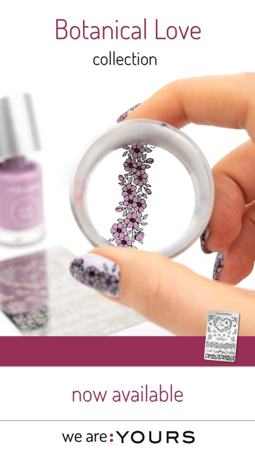Yours Cosmetics Stempelplaten Dubbelzijdig - Botanical Love Collectie