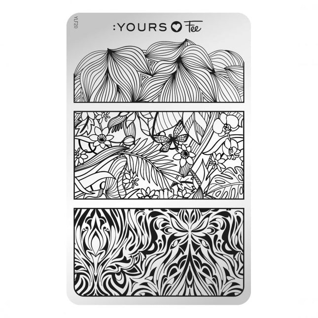 Yours Cosmetics Stempelplaten Dubbelzijdig - NEON Vibes