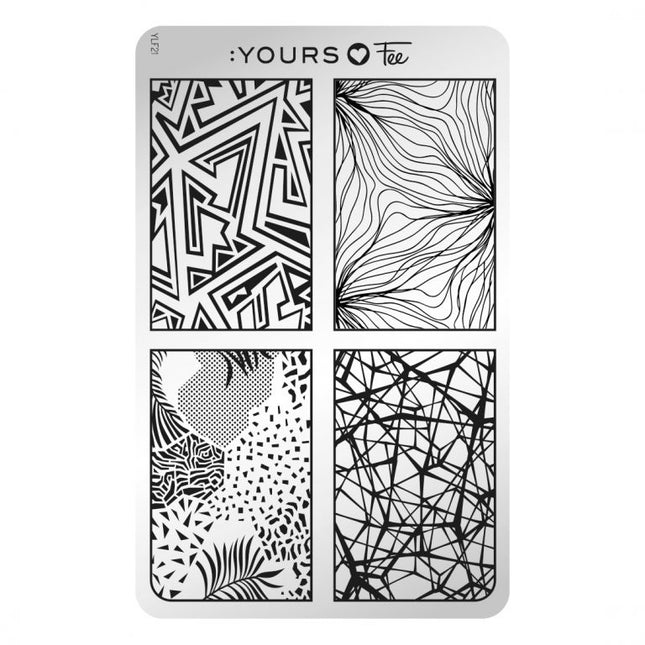 Yours Cosmetics Stempelplaten Dubbelzijdig - NEON Vibes