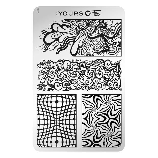 Yours Cosmetics Stempelplaten Dubbelzijdig - NEON Vibes