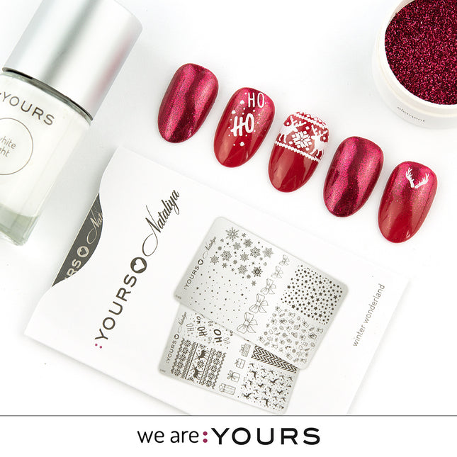 Yours Cosmetics Stempelplaten Dubbelzijdig - Xmas 2021 Collectie
