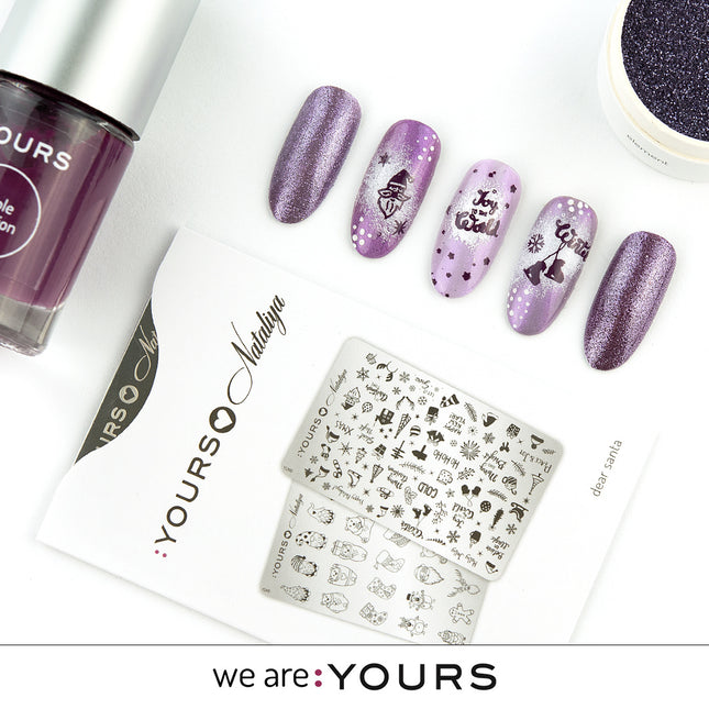 Yours Cosmetics Stempelplaten Dubbelzijdig - Xmas 2021 Collectie